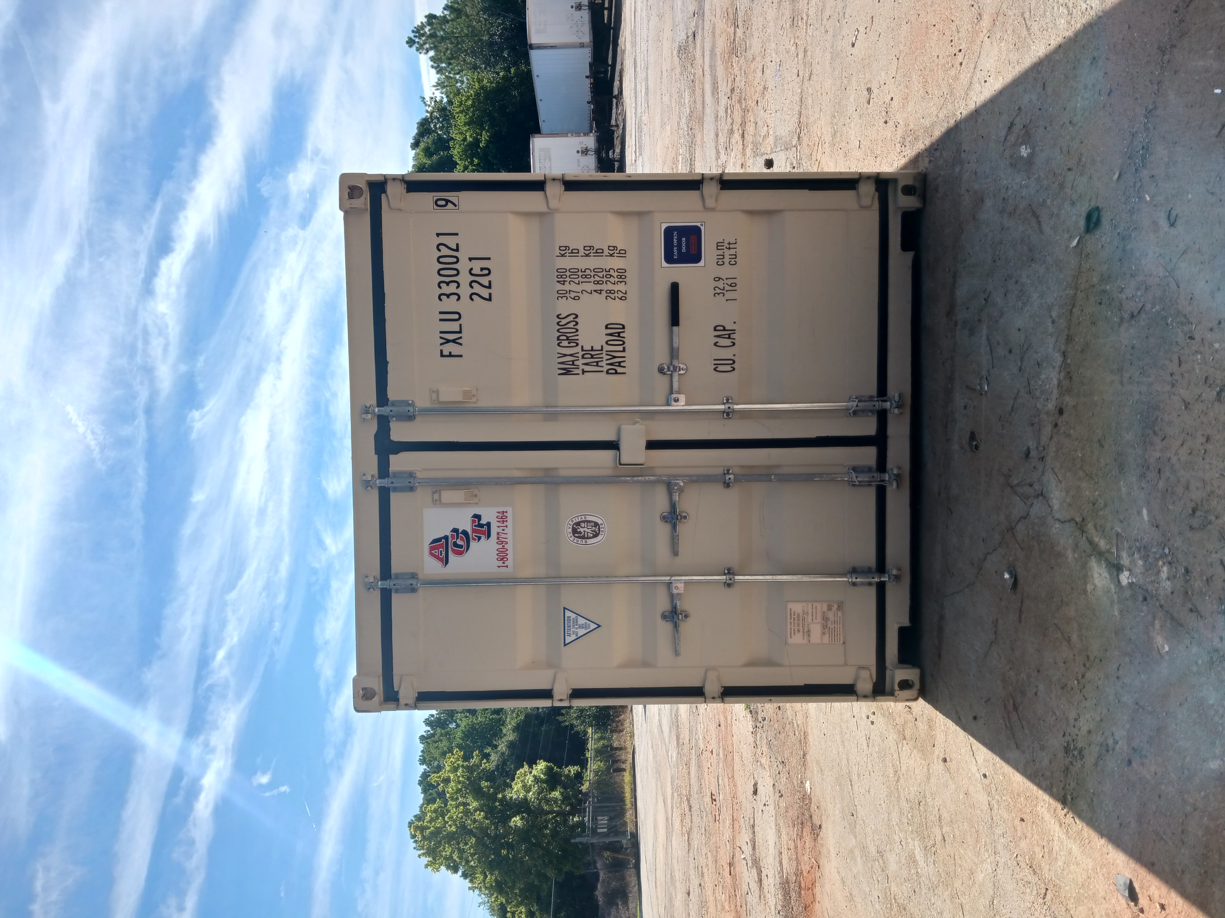 Less Than R200 Storage Containers 20' STORAGE CONTAINERS - Atlanta Container & Trailer